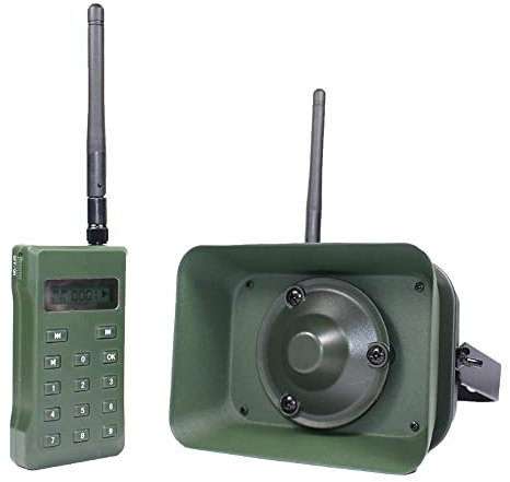 DONGKER Llamada electrónica del depredador, 60W MP3 electrónico del pájaro que llama impermeable con 323 llamadas de aves para los cazadores