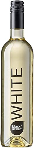 Black & Bianco Vermentino White Wine 2019 - Balanced, Round, Refreshing French White Wine With Hints Of White Fruit - Medium Dry White Wine Chardonnay - 75cl Single Bottle, 13.5% ABV