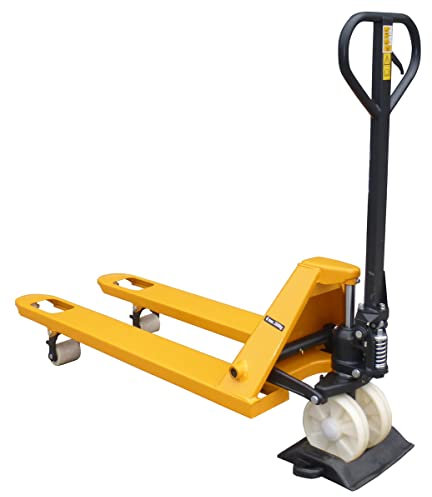 LiftMate Pallet Truck 2500kg Capacity with Compact Chock (540x1150mm Forks), Heavy Duty Pump Truck for Euro & UK Pallets, Pallet Jack
