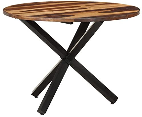 INLIFE Esstisch 100x100x75 cm Akazienholz mit Palisander-Finish