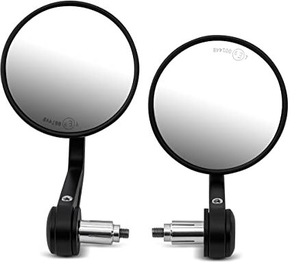 Lenkerendenspiegel kompatibel mit Royal Enfield Himalayan Rückspiegel ECE SP8