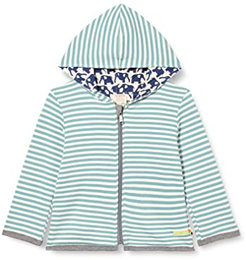loud + proud Unisex Kinder Wendejacke Ringel, Gots Zertifiziert Wendejacke