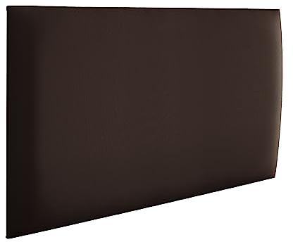 RAVIO Wandpaneele gepolstert | 3D Wandverkleidung mit Schaumstoff | Wandkissen als Kopfteil für Bett | Wanddekoration für Schlafzimmer, Kinderzimmer, Büro, Diele | (Soft 23 - Braun, 60x30 cm)