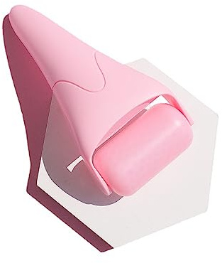 POFET Ice Face Roller Augenmassagegerät zur Entspannung von Selbstpflegegeschenken Hautpflege Gesichtswerkzeuge Muskeln zur Beseitigung von Schwellungen - Rosa