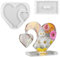 DAWRIS 2pcs Resin Silikonform Herz Groß, Epoxidharz Formen Herz Groß Epoxidharz Form Herz Silikonform Gießform Gießform Resin Epoxidharz Herzform Silikonformen Epoxidharz Silikonform Mould
