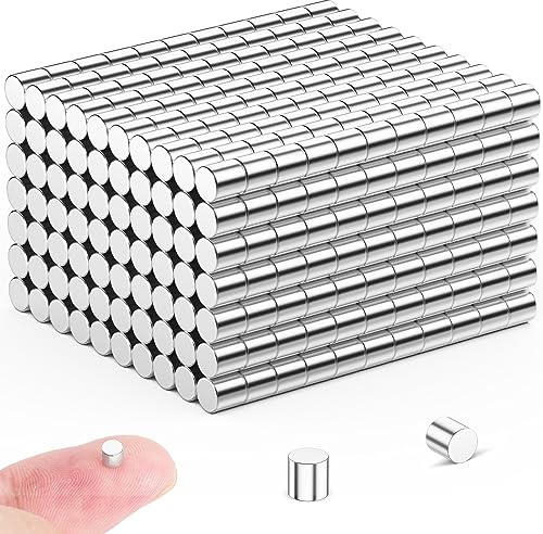 FINDMAG 50 Stück 3 x 3 mm Mini Neodym Magnete Stark für Magnettafel | Kühlschrankmagnete für Pinnwand, Whiteboard, Büro, Fotos, Handwerk und Zuhause, ideal als Deko Magnete