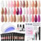 UR SUGAR Polygel Starter Set mit UV Lampe 48W, 20 Farben Nagelverlängerungs Set Poligelnagel Starterset Gelnägel Starterset UV Nägel Set Maniküre Komplette