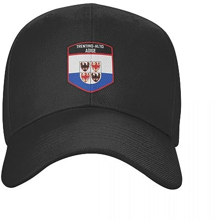 HARLSO Basecap Trentino-Südtirol Italien Flagge Emblem Cap Baseball Cap Strand Bommelmütze Damen Mütze Herren Geschenk