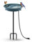 BIRD WISH Beheizte Vogeltränke, stabile 5-Zinken-Metallbasis, Thermostat-Steuerung, Wetterbeständigkeit, alle Jahreszeiten erhältlich, 75 W, beheizte Vogeltränke für den Außenbereich, für den Winter,