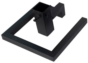 NOVATOM Loft Weihnachtsbaumständer Moderner Christbaumständer Metallständer für Weihnachtsbaum Schwarz Pulverbeschichtet (40 x 40 cm)