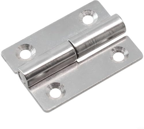 Bisagra desmontable con para bandera de acero inoxidable para mayor durabilidad, elevación libre para una fácil extracción, adecuada para armarios, armarios y puertas (2 pulgadas a la derecha)