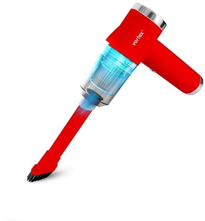 Vortex - Crc90 Red - Aspirateur à Main sans Fil Pliable avec LED Et Accessoires