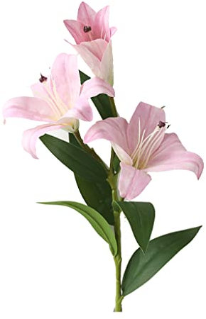 Künstliche Blumen zur Dekoration, Simulationsblume, künstliche Lilien, Blumen, künstliche Lilien, Blumenstrauß, mehrfarbig, optional für Zuhause, Tisch, Hochzeit, Dekoration, künstliche Blumen,