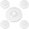 WeddHuis 5 Piezas Embellecedor de Tubo, Cubierta de Tubería para Agua Caliente y Fría, Tuberías de Gas y Conductos, Universal 14-29 mm, Blanco