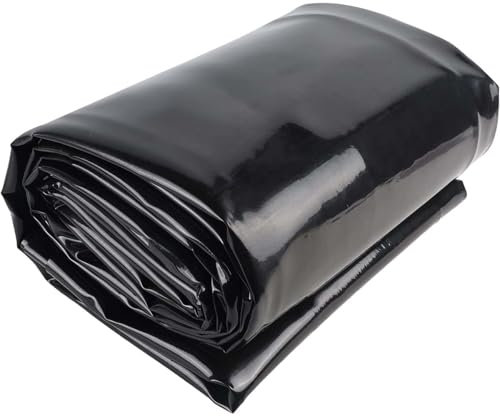 Sottofondo in gomma per laghetti 7x8m 8x10m 10x12m Rivestimenti per laghetti da giardino per pesci Membrana flessibile per piscine di coltura per fontane da giardino Lago artificiale e giochi d'acqua(