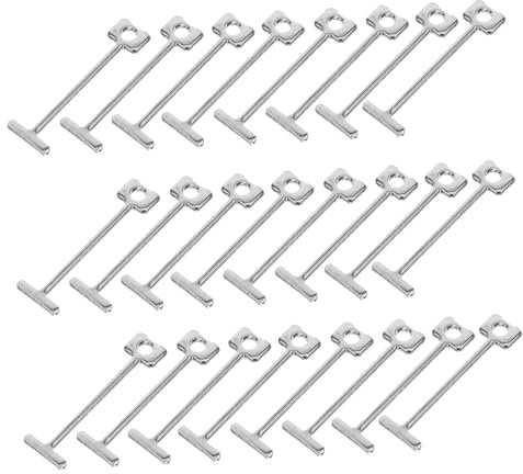 DOITOOL 100stücke Metall Fliesen Nivelliernadel Fliesen Leveler Für Keramische Wand Bodenfliesen Zur Präzisen Verlegehilfe Und Fliesennivellierung