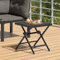 Générique Table de Jardin Pliable Anthracite 38x38x38 cm Treillis d'acier,Mobilier de Jardin,Tables de jardin-362766