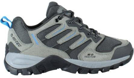 HI-TEC – Bergschuhe Damen Cervus Low WP Women's | Damen-Trekkingstiefel mit Membran, Gummisohle, Fersenstabilisator | Ideal für Trekking, Wandern und Bergsteigen | Grey, 39