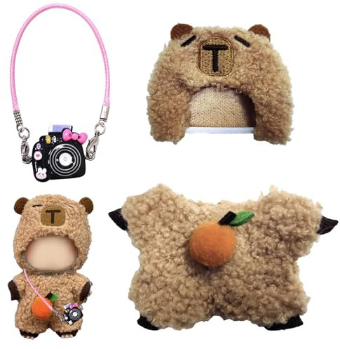 TYXHXTF Puppenkleidung, Clothes for Doll, Accessories for Doll, Passende Kleidung für Die Plüsch Toy, 17 cm Große Kleidung für Puppe, Kleidung Plüsch