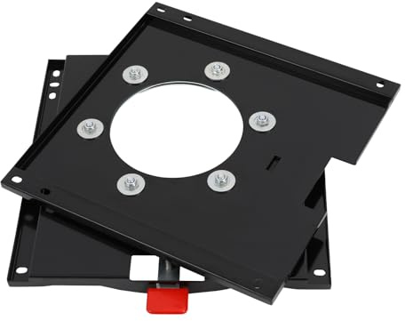 Sitz Drehteller Drehplatte aus Stahl 360 °Sitz für X250 Fiat Ducato Citroen Relay Peugeot Boxer (ab 2007) Wohnmobil Drehscheibe für RV Wohnwagen Caravan Drehkonsole Drehsockel (Fahrersitz)