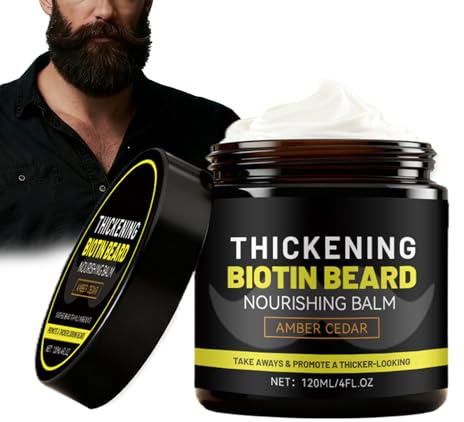 Bartcreme Für Männer Erweichender Natürlicher Feuchtigkeitsspender | 120ml Pflegebutter Für Struppige Barthaare Für Empfindliche Trockene Fettige Haut Tägliche Morgendliche Styling Reise