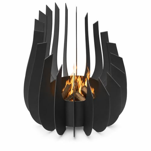 MetaloPro Feuerschale Big Steel MetaloPro Bloom – Echte Lagerfeuer-momente | Hochwertiges Metall, ideal für Garten und Terrasse, grosszügiger durchmesser 74,8 CM, robuste stahl-konstruktion