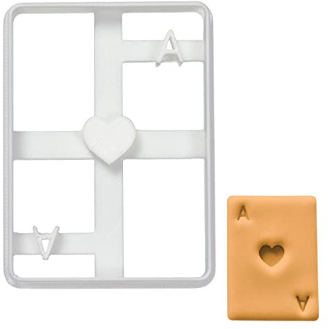 carte de poker ace of heart emporte-pièce, 1 pièce, idéal pour une soirée à thème bricolage casino las vegas