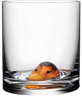 LKMY 460ml 3D Bicchiere in cristallo per animali/animali domestici, Simpatico gatto Coppa Bicchiere in vetro Caffè Tè Acqua Birra Bicchieri per regalo di Natale (Duck)