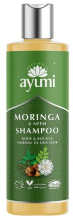 Ayumi Anti Dandruff Shampoo | Clarifying Shampoo for Oily Hair | Neem Shampoo for Dandruff Treatment | Tea Tree Oil for Itchy Scalp | Anti-DandruffShampoo Men & Women | 1 x 250 ml