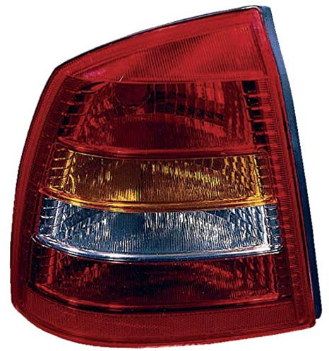 Rückleuchte Heckleuchte links rot rauchgrau P21W P21/5W ohne Lampenträger für Model Astra G Coupe F07_ F69_