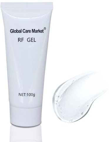 Preparation Gel - RF Conductive Gel with Hyaluronic Acid for Use with Radio Frequency Face and Body Machines, Skin Cooling Gel Primer for IPL Hair Removals