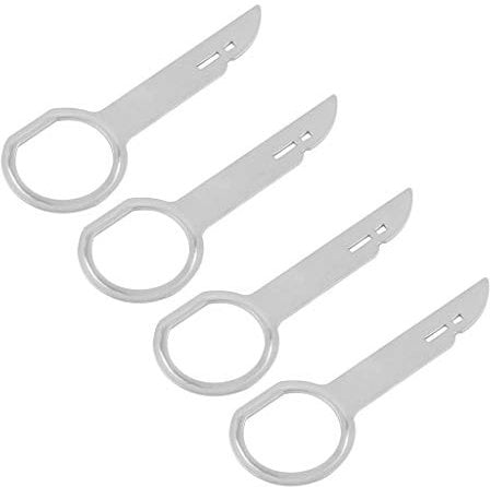 Logyua 4Pcs/Set Car Radio Removal Tool Key, DIN Release Keys, For 6000 CD Sony 6 Disc Car Stereo