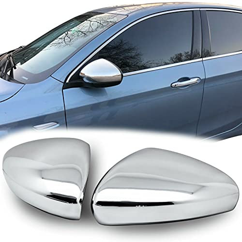 Recambo Edelstahl Spiegelkappen passend für FIAT TIPO (Typ 356) ab 2016- | AEGEA ab 2015-