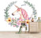 Fototapete 350x256cm Girlande Einhorn Design Tapete Fototapeten Vlies Tapeten Vliestapete Moderne Wandtapete
