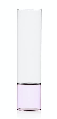 Ichendorf Milano Vase klar/rosa Kollektion Bambus Farbe