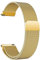 LYYLTX Edelstahl Mesh Uhrenarmband Metall Ersatz Armband Magnetverschluss Smartwatch Schnellverschluss Watch Uhren Ersatzband Für Damen Herren 14mm 16mm18mm 20mm 22mm 24mm (20mm,Gold)