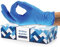 Fusion Vibes Nitrile Powder-free Latex-free Surgical Gloves, Blue, Non-sterile, Food Grade