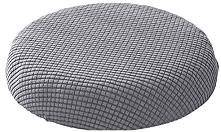 BESPORTBLE Runder Sitzhocker Bezug Stretch Schutzbezug Hockerbezug Elastic Stretch Spandex Stuhl Sitzbezüge für Bürostuhl Bürodrehstuhl Drehstuhl Stuhl Sitzbezug, Durchmesser 30-40cm