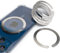 6 Stück Selbstklebender Metallring für MagSafe Konverter Handyhülle, Dünner Aufkleber Metallische Platten für iPhone 16 15 14 13 12 Pro Max Mini 3M Sticky Rundstück für Magnetic Wireless Charger