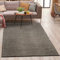 carpet city Shaggy Teppich Hochflor - 160x225 cm - Taupe Einfarbig - Weicher Wohnzimmerteppich Uni Modern - Polyester-Teppiche Soft Flauschig-Weich Schlafzimmer - Kinderzimmerteppich