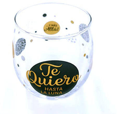 Glas Ich liebe dich bis zum Mond... und mehr Allá!