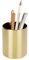 Naudeco Pot à crayons, Vases à fleurs en acier inoxydable Support de maquillage Organisateur de bureau Vases à fleurs Stylo Maquillage Brosse Conteneur Décoration d'intérieur(Or)