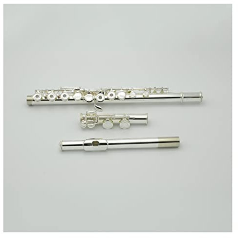 16 Flöte Mit Offenem Loch, C-Klappe, Versilberte Flöte Aus Cupro-Nickel Querflöte Anfänger
