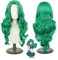WELLHY Cosplay Perücke Sailor Moon Merkur Mars Jupiter Venus Uranus Neptun Pluto Chibi USA Cosplay Perücken for Halloween Party Sailor Jupiter Perücke FLYAND for Coser