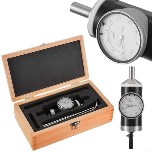 Coaxial Centering Indicator, Center Finder Milling Cutter, Coaxial Precision Centering Gauge Dial, Milling Machine Test Dial + Stylus, Metric