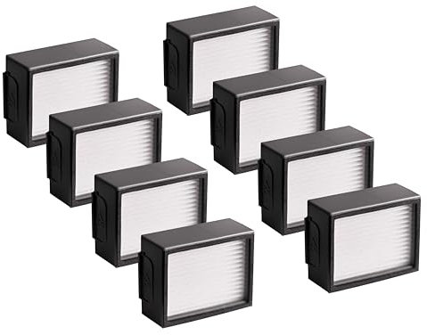 JoyBros Filtro di ricambio per iRobot Roomba e5 e5154 e6 i7 i7+ i7156 i1 i3 i4 Combo i5 + J5 + i8 Filtro aria HEPA (non per Combo J7+/J9+) Pezzi di ricambio (8 pezzi)