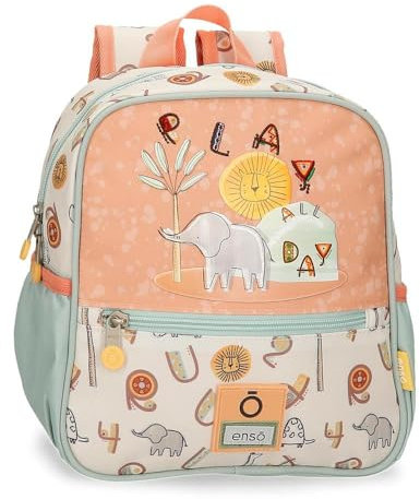 Enso Play All Day Kinderrucksack, Schulrucksack, aus Polyester, multidirektionale Doppelrollen, Verschiedene Verwendungsmöglichkeiten, bunt, Rucksack 23