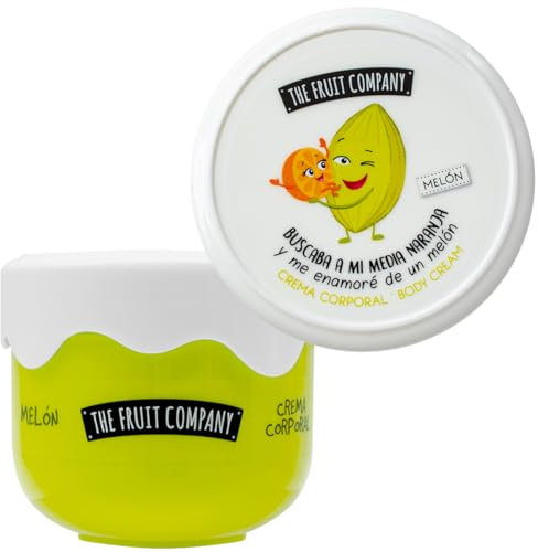 The Fruit Company MELON Silk Effect Body Cream 200ml Hydration With Avocado Oil and Shea Butter Vegan Formula