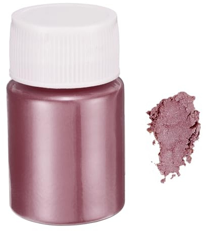 sourcing map 15g/0.5oz Mica Powder Natural Epoxy Resin Pigment Powders for Casting Resin, Car Paint, Dyes, DIY Arts and Crafts, Fuchsia