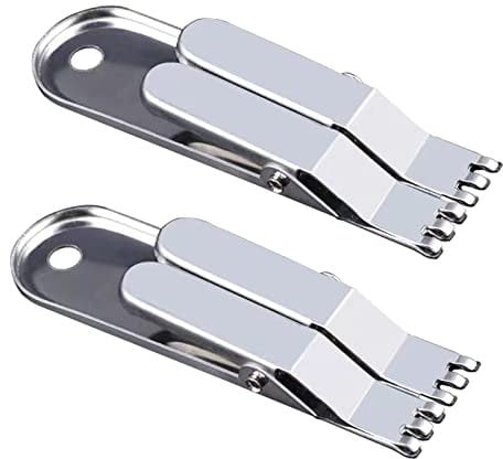 Stainless Steel Multifunction Live Worms Earthworms Baiting Device Earthworms Clip Hook Connector Live Maggots Clip Live Baits Holder
